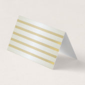 Moderne goudstrip - Hartelijk dank Visitekaartje (Achterkant)