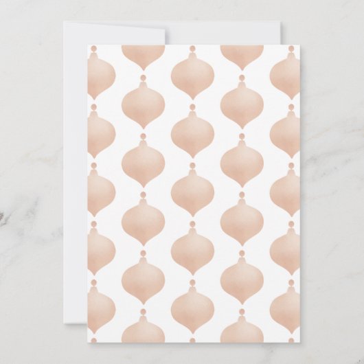 Moderne  goudtypografie Chritsmas Aankondiging (Achterkant)