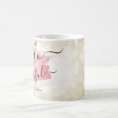 Moderne goudverf gouden lampjes Hallo prachtig Koffiemok (Center)