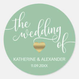 Moderne goudvlek Groen de uitstraling van zegels