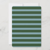 Moderne Grad afstudeerkaart groen Aankondiging (Achterkant)