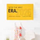 Moderne Grad Era 2026 Gele Typografie Banner (Insitu)