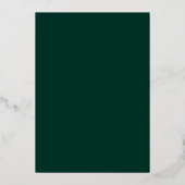 Moderne Grad Foil Uitnodiging (Achterkant)