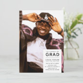 Moderne GRAD-foto-verjaardagsfeest Kaart (Staand voorkant)