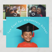 Moderne GRAD TE COOL VOOR BASISSCHOOL foto (Voorkant / Achterkant)