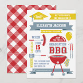 Moderne Gradiënt BBQ-uitnodiging Kaart (Voorkant / Achterkant)