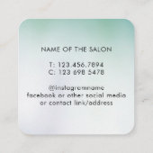 Moderne Gradient Beauty Salon Afsprakenkaartje (Achterkant)