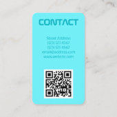 Moderne gradiënt duo toonblik visitekaartje (Achterkant)