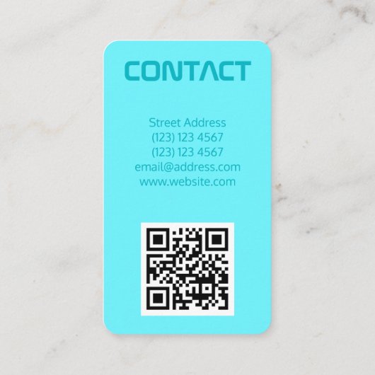 Moderne gradiënt duo toonblik visitekaartje (Achterkant)