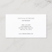 Moderne gradiënt professionele schoonheidssalon visitekaartje (Achterkant)