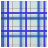 Moderne gradiënt speldencontrole Azure Blue Tones Stof (Swatch)
