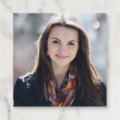 Moderne Graduation Cap gepersonaliseerd Bedankjes Labels (Achterkant)