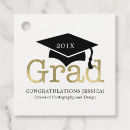Moderne Graduation Cap gepersonaliseerd Bedankjes Labels