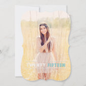 Moderne Graduation Invitations Kaart (Voorkant)