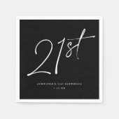 Moderne grafische 21e 21e verjaardag van het Manus Servet (Voorkant)