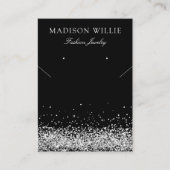 Moderne grafische aangepaste ketting die weergave visitekaartje (Voorkant)