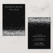 Moderne grafische aangepaste ketting die weergave visitekaartje (Voorkant / Achterkant)