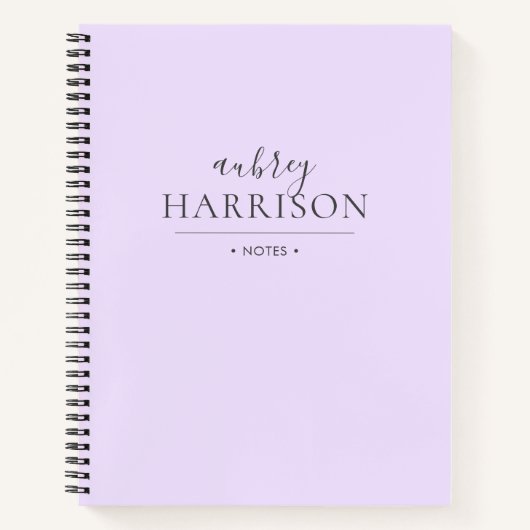 Moderne grafische eenvoudige notitieboek (Voorkant)