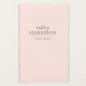 Moderne grafische eenvoudige planner (Voorkant)