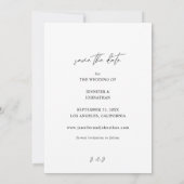 Moderne grafische foto Verti W Sla datum V2 op Kaart (Achterkant)