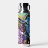 Moderne grafische grootst van alle tijd blauwe gei waterfles (Voorkant)