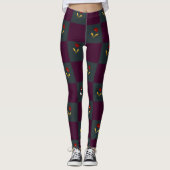 Moderne grafische kaart met ventilator leggings (Voorkant)