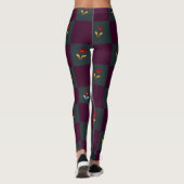 Moderne grafische kaart met ventilator leggings (Achterkant)