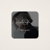 Moderne grafische kaart voor zwarte foto's met ele (Voorkant)