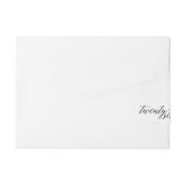 Moderne grafische klasse van het 26-envelopzegel omwikkelbaar adreslabel (Achterkant)