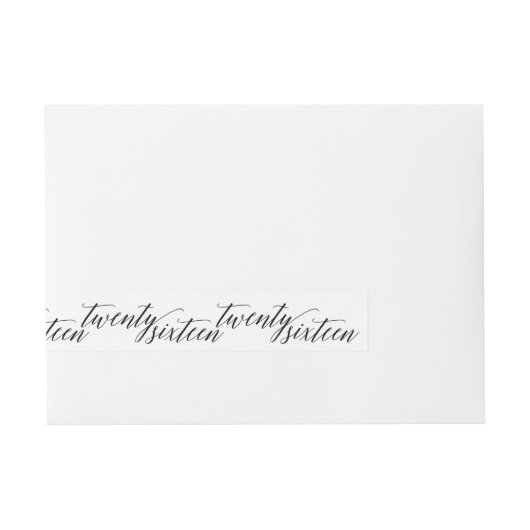 Moderne grafische klasse van het 26-envelopzegel omwikkelbaar adreslabel (Voorkant)