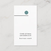 Moderne grafische lijn Aangepast minimalistisch ve Visitekaartje (Voorkant)