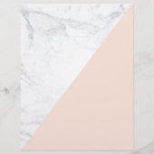 Moderne grafische minimale geometrische marmer Gol Flyer (Achterkant)