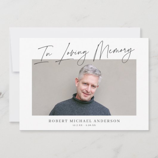 Moderne grafische minimalist voor het liefhebben v kaart (Voorkant)