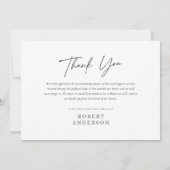 Moderne grafische minimalist voor het liefhebben v kaart (Achterkant)