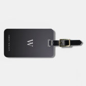 Moderne grafische minimalistische grafische vormge bagagelabel (Voorkant horizontaal)