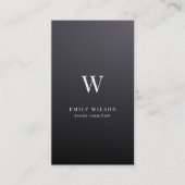 Moderne grafische minimalistische grafische vormge visitekaartje (Voorkant)