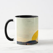 Moderne Grafische Monument Valley Koffiemok Mok (Links)