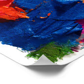 Moderne Grafische Pop: Abstracte Fragmentatie Poster (Hoek)