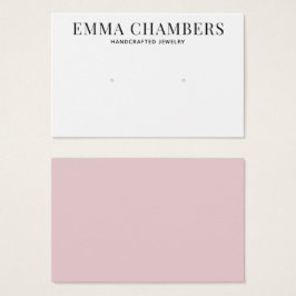 Moderne grafische roze weergavekaarten visitekaartje