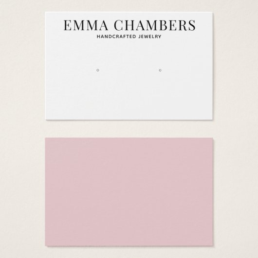 Moderne grafische roze weergavekaarten visitekaartje (Voorkant /achterkant)