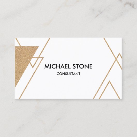 Moderne grafische stijl visitekaartje (Voorkant)