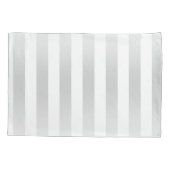 Moderne grafische stripes grijze verzadigings deco kussensloop (Achterkant)