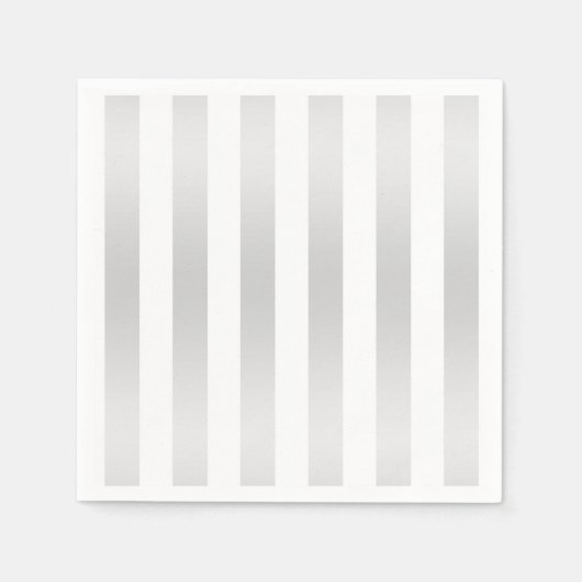 Moderne grafische stripes grijze verzadigings deco servet (Voorkant)