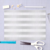 Moderne grafische stripes grijze verzadigings deco tissuepapier (Craft)