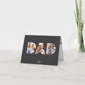 Moderne grafische typografie Multi foto vader (Achterkant)