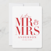 Moderne, grafische, typografische save the date ka
