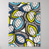 Moderne grafische voorvertoning gemengde media in  poster (Voorkant)