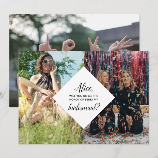 Moderne grafische vormgeving met briefvormig voors kaart (Voorkant / Achterkant)