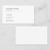 Moderne grafische vormgeving met minimale vormgevi visitekaartje (Voorkant / Achterkant)