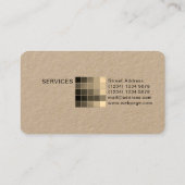 Moderne grafische vormgeving sjabloon kleurrijke s visitekaartje (Achterkant)